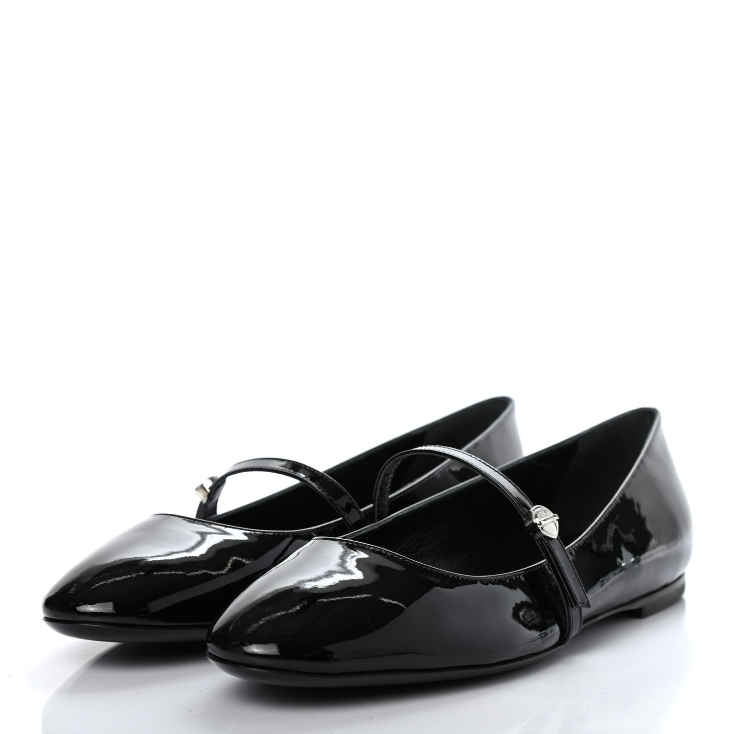 Louis Vuitton Patent Uniformes Ballet Flats 40 Black 3 of 8