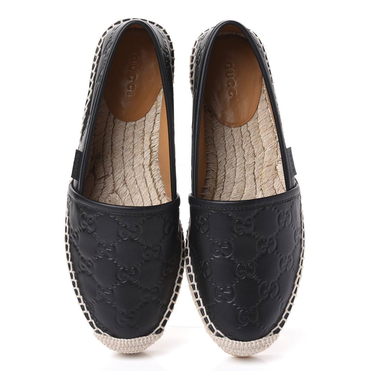 Guccissima Signature Espadrilles 35 Black