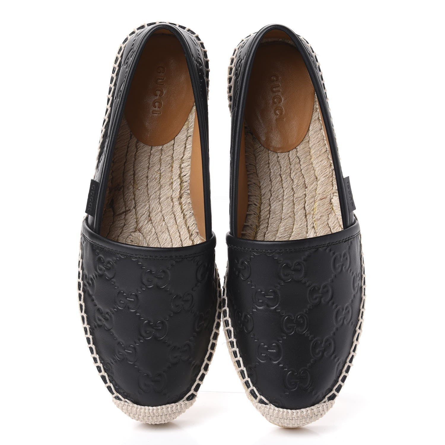 Gucci Guccissima Signature Espadrilles 35 Black 5 of 11