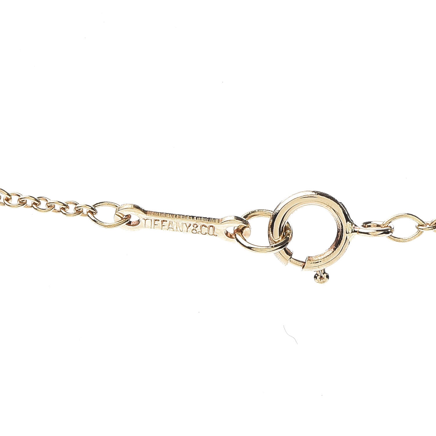 Tiffany 18K Yellow Gold Mini Paloma Picasso Loving Heart Pendant Necklace 4 of 4