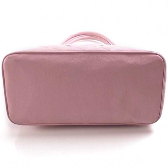Caviar Medallion Tote Pink