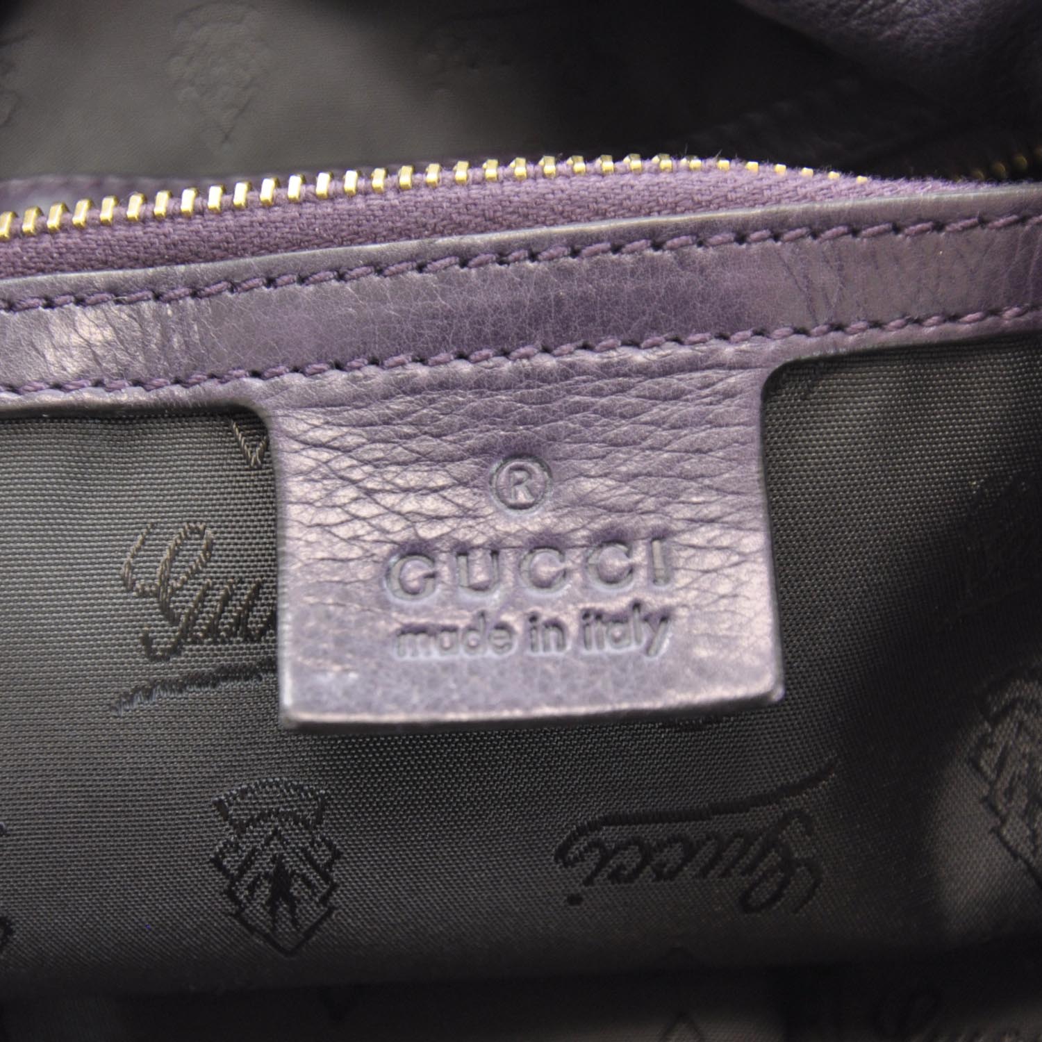 Gucci Patent Leather Large Hysteria Burgundy 8 of 9