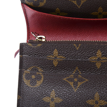Louis Vuitton Monogram Emilie Wallet Red 7 of 14