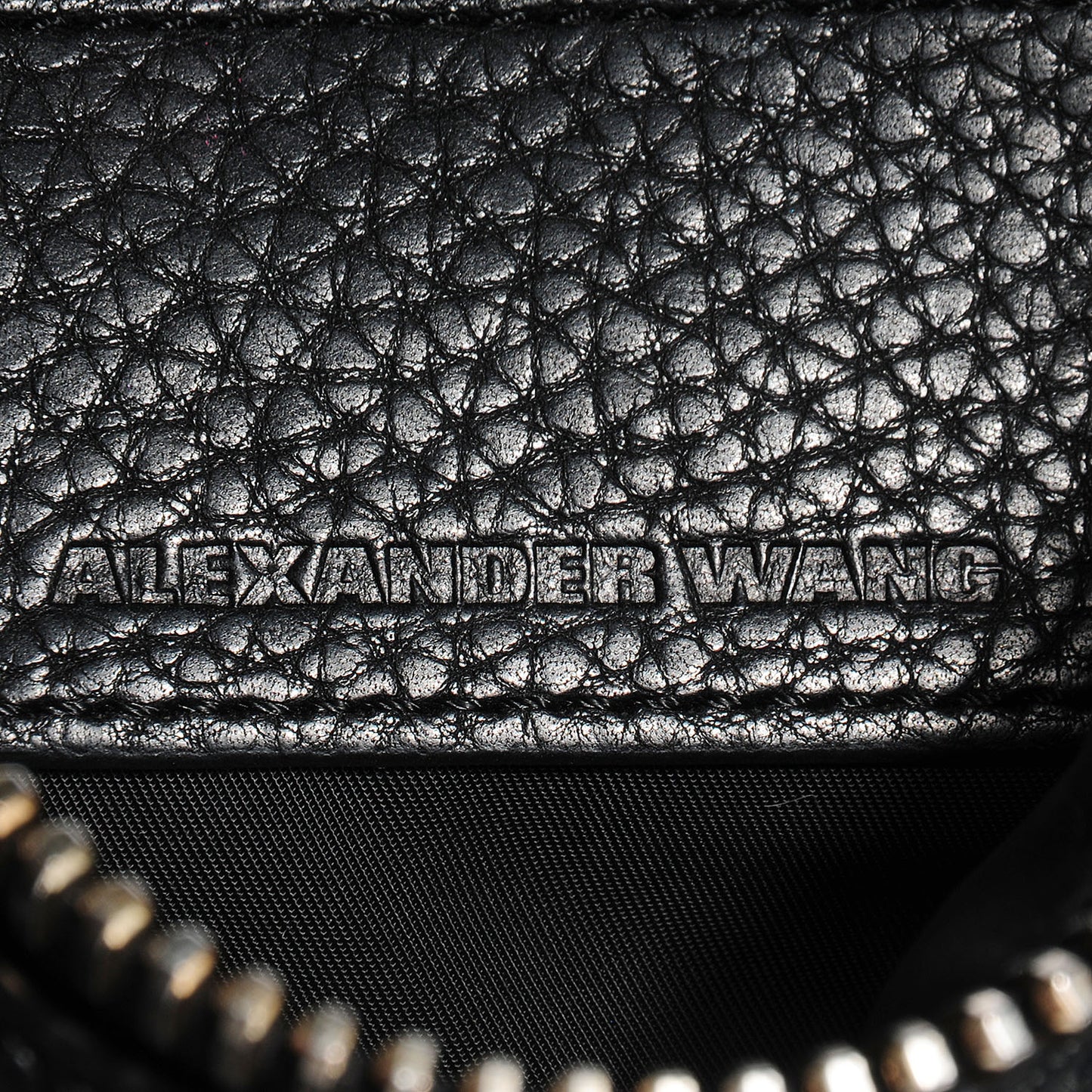 Pebbled Lambskin Rocco with Pale Gold Hardware Soft Black