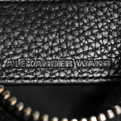 Alexander Wang Pebbled Lambskin Rocco with Pale Gold Hardware Soft Black 7 of 7