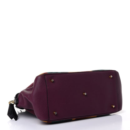 Burberry Calfskin Tapestry Milverton Satchel Multicolor 3 of 4