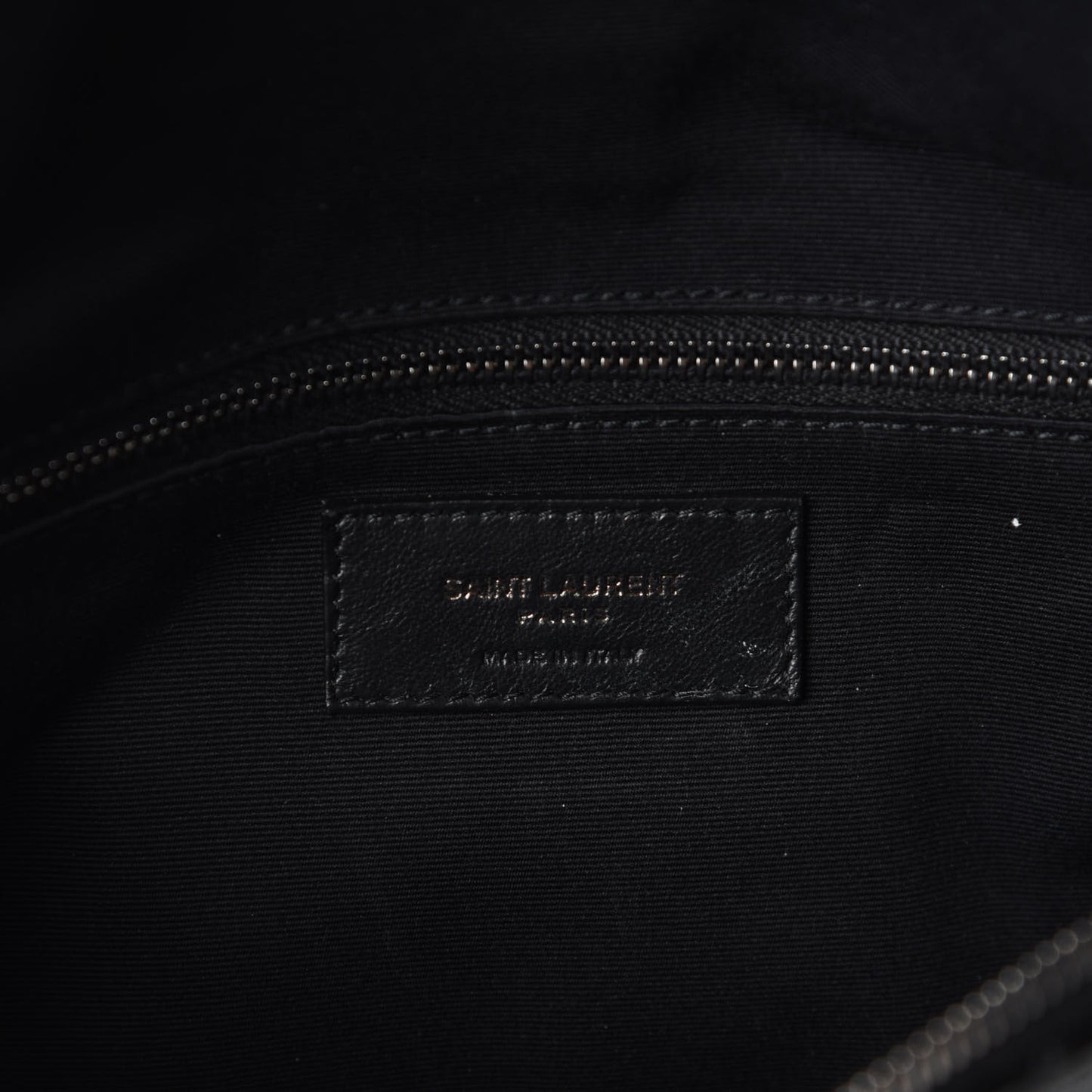 Crinkled Calfskin Matelasse Monogram Niki Body Bag Black