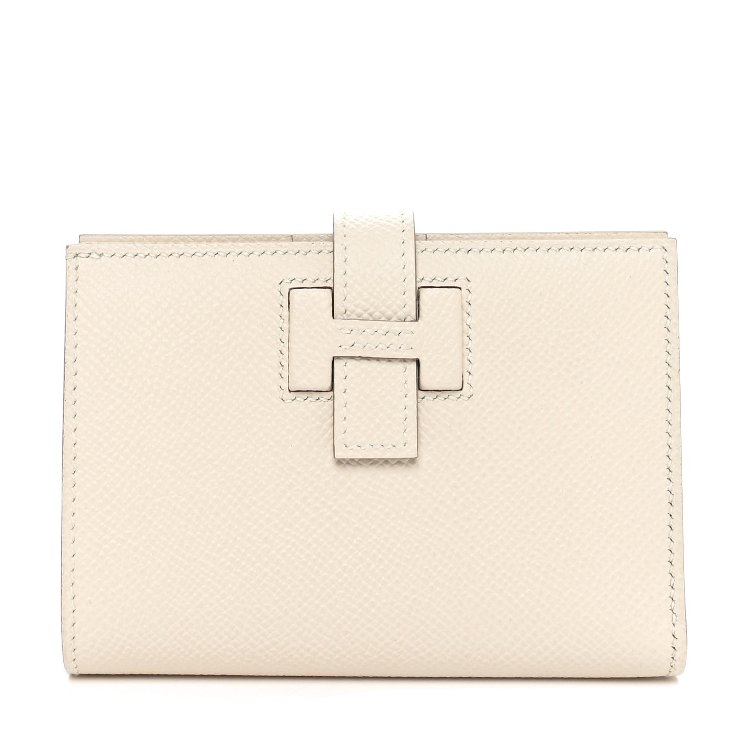 Hermes Epsom New H Passant Compact Wallet Craie 1 of 9