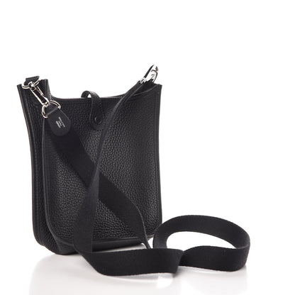 Hermes Taurillon Clemence Evelyne TPM Plomb 3 of 11