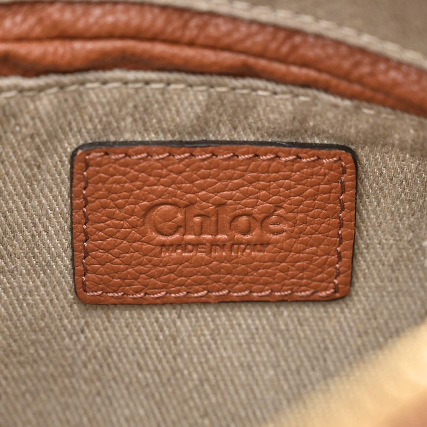 Calfskin Small Marcie Satchel Tan