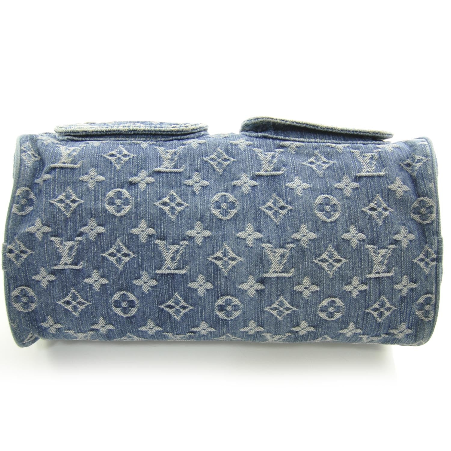 Louis Vuitton Monogram Denim Neo Speedy Blue 5 of 8