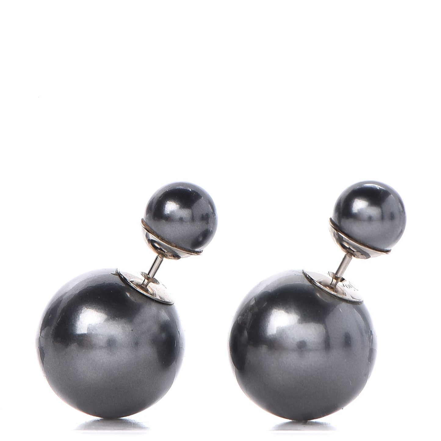 Mise En Dior Tribal Earrings Grey