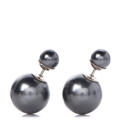 Christian Dior Mise En Dior Tribal Earrings Grey 1 of 4