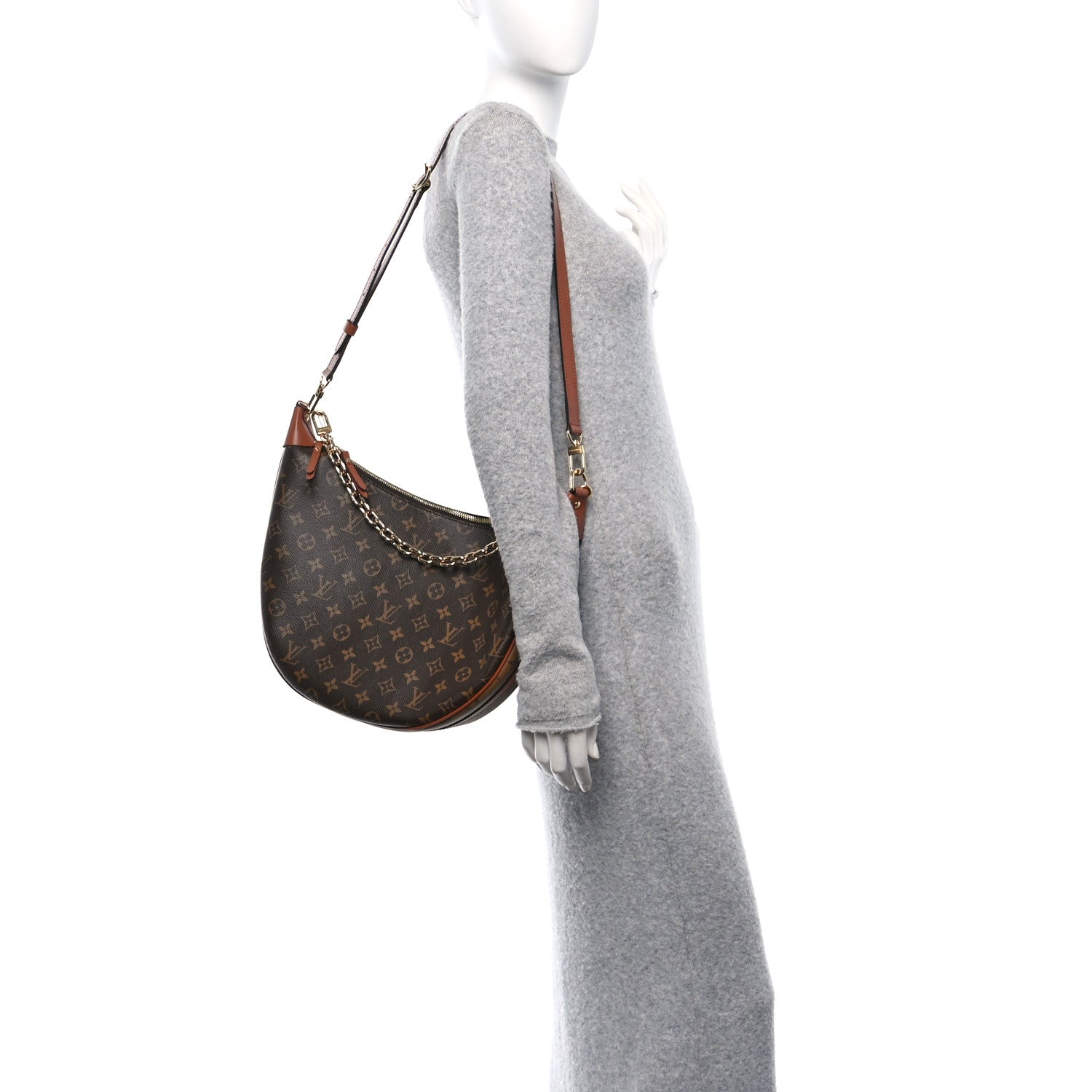 Louis Vuitton Reverse Monogram Loop Hobo 2 of 10