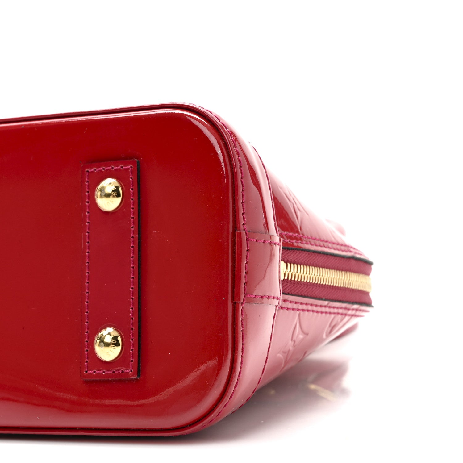 Louis Vuitton Vernis Alma BB Pomme D'Amour 10 of 10
