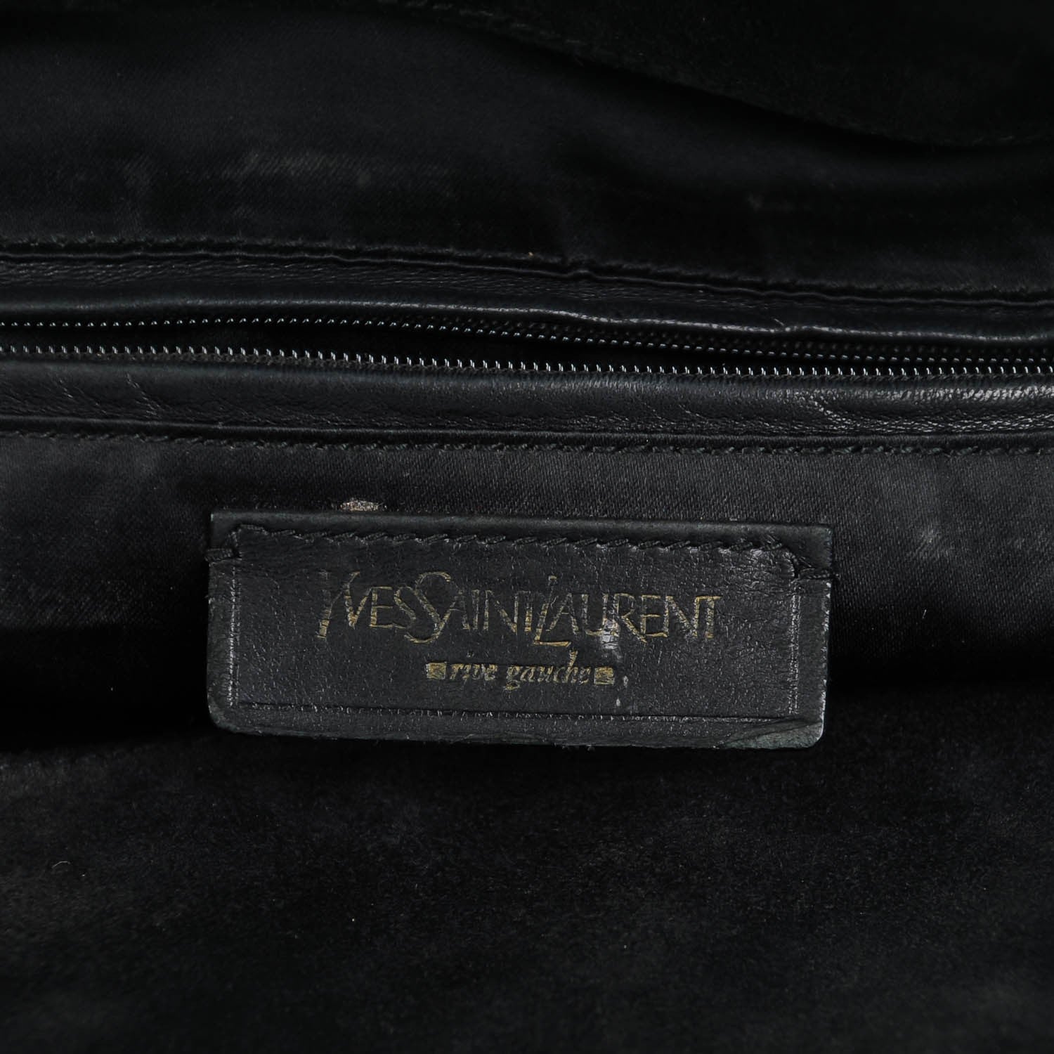Saint Laurent Textured Patent Large Downtown Tote Black 6 of 7