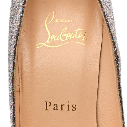 Christian Louboutin Glitter Pigalle Follies Dragonfly 85 Pumps 39.5 Silver 7 of 8