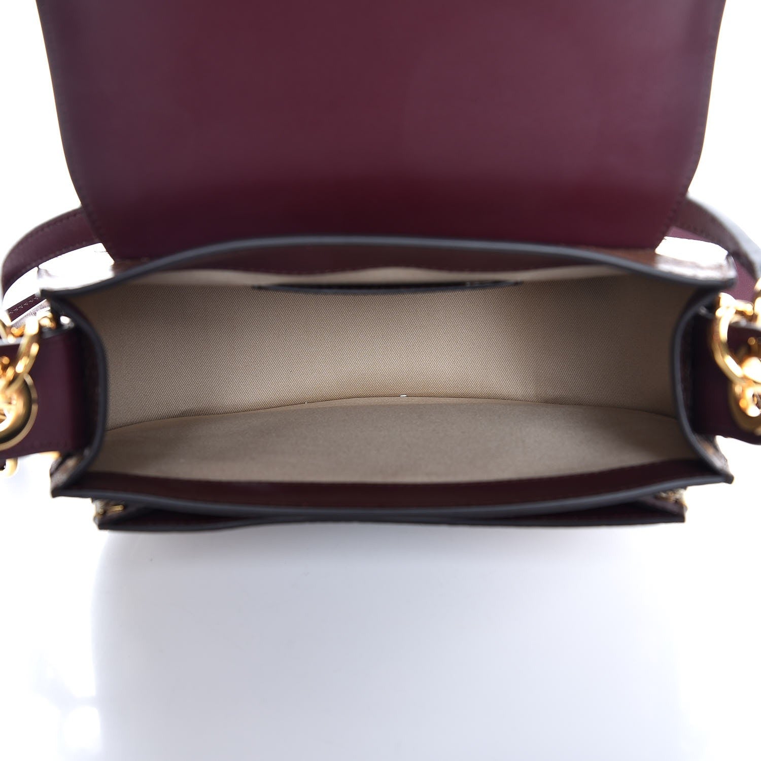 Chloe Calfskin Watersnake Embossed Large Tess Bag Coconut Brown 5 of 7