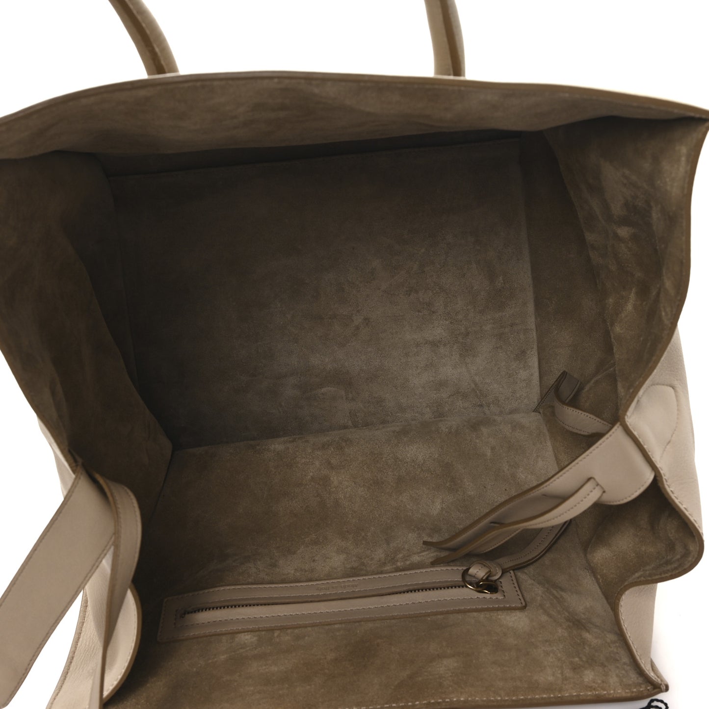 Supple Calfskin Large Phantom Luggage Dune