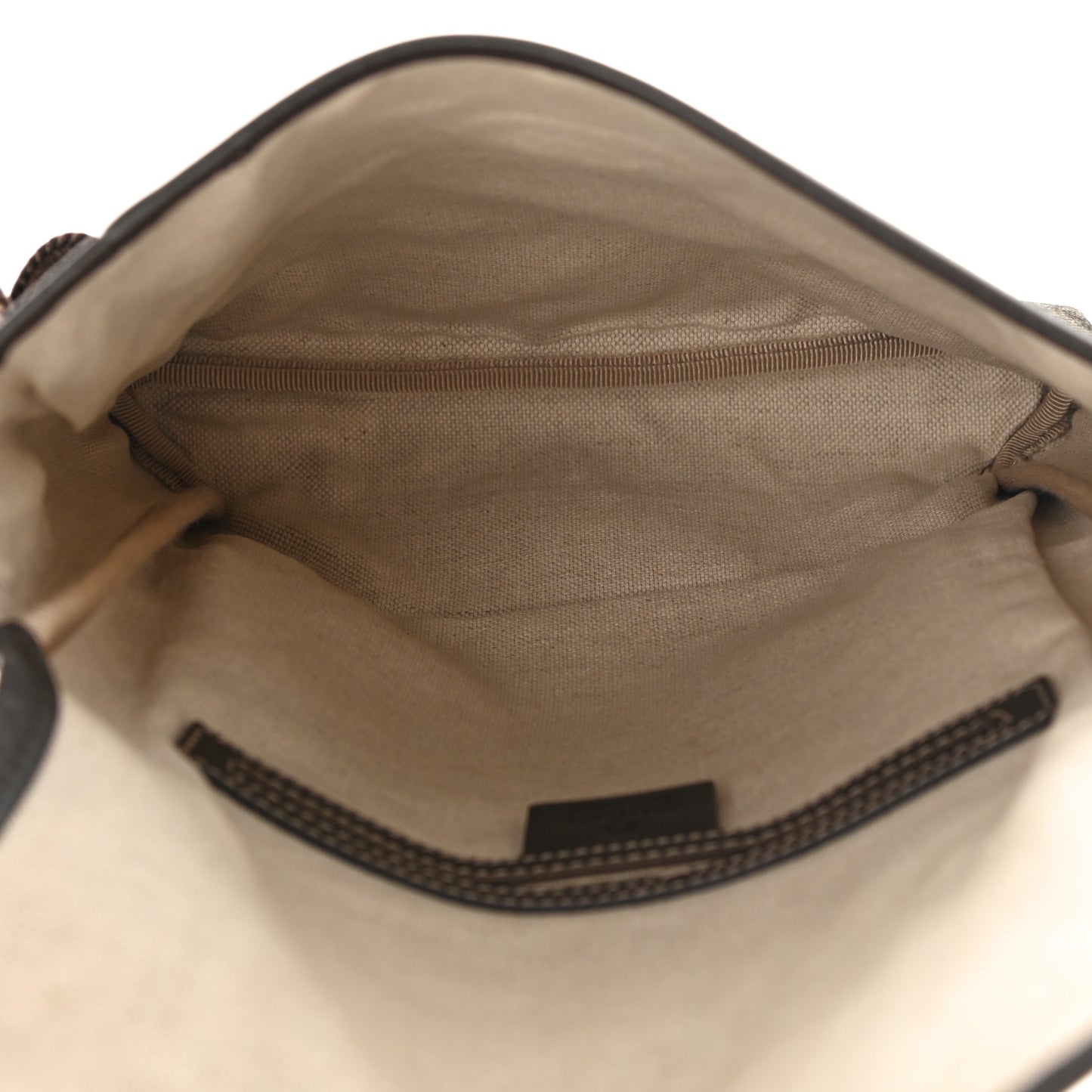 GG Plus Monogram Small Flap Messenger Bag Beige Dark Brown