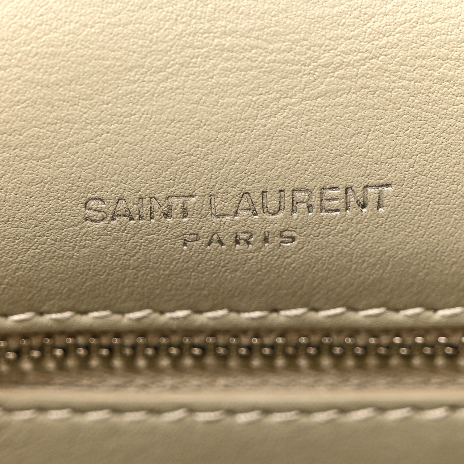 Saint Laurent Calfskin Shearling Monogram Medium Niki Chain Satchel Grey 6 of 11