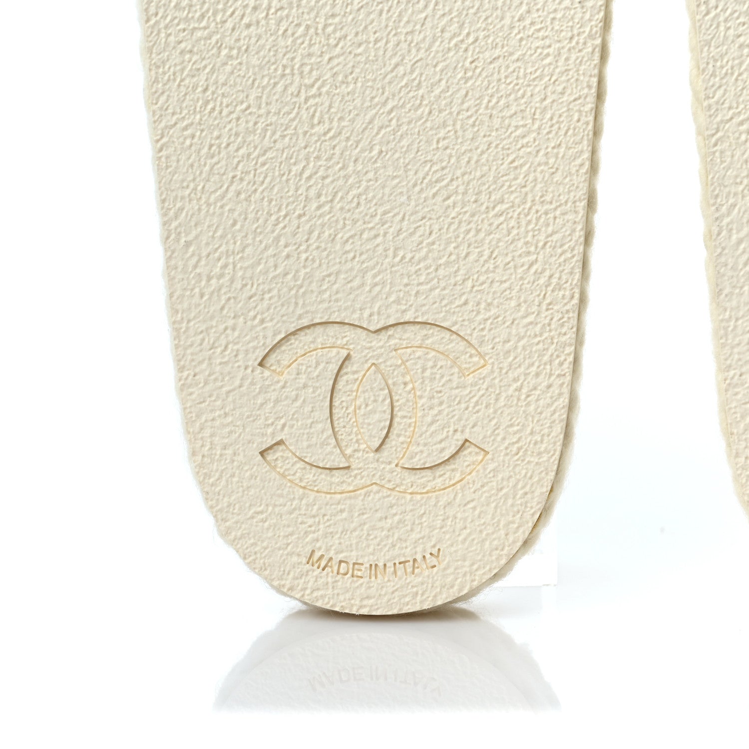 Chanel Braided Knit CC Mules 41 Ecru 6 of 9