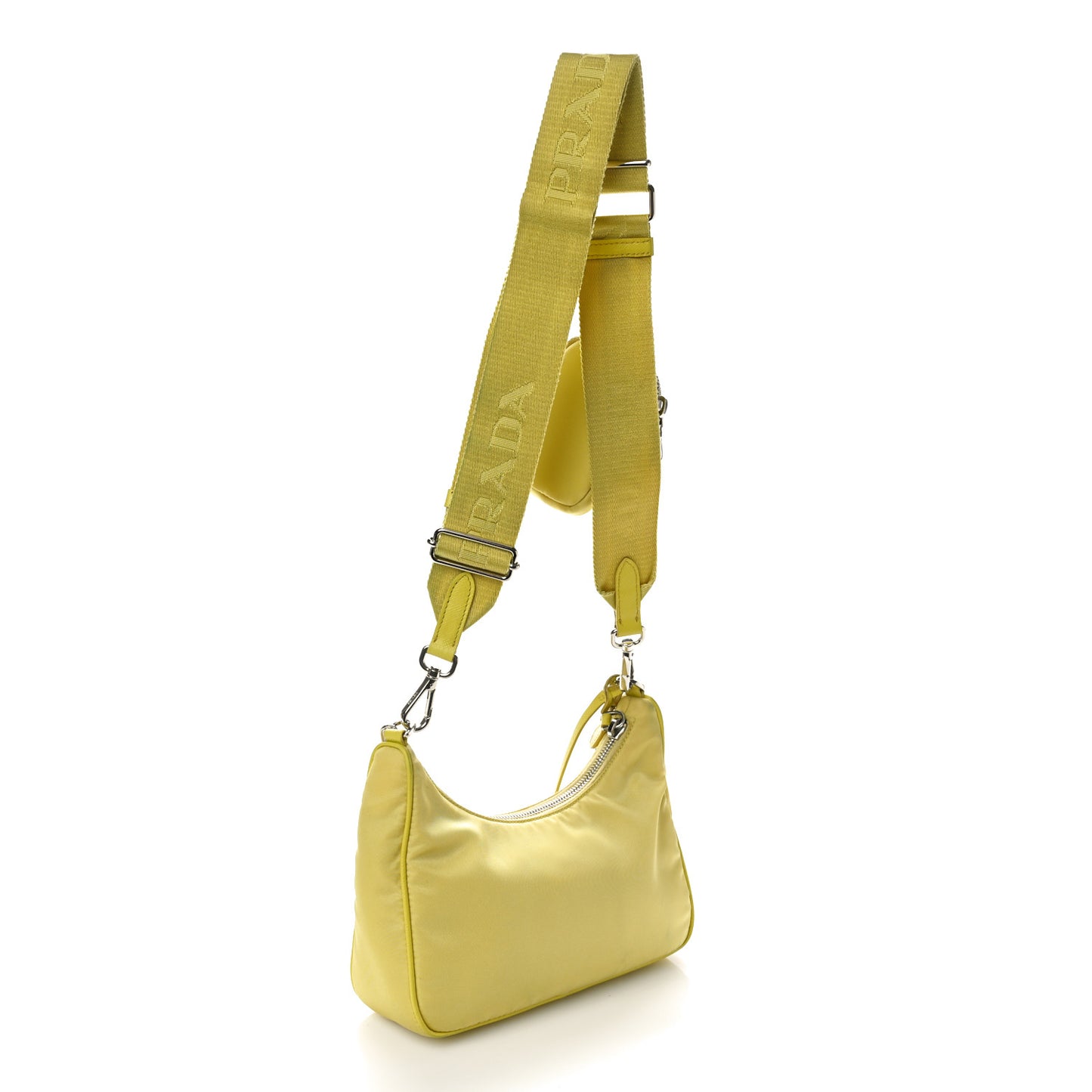 Nylon Saffiano Re-Edition 2005 Shoulder Bag Ananas