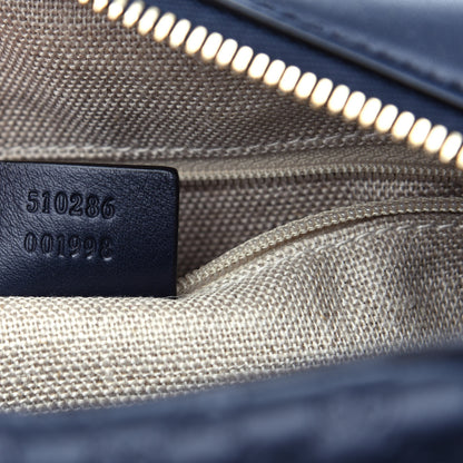 Gucci Microguccissima Medium Crossbody Bag Blue 7 of 10