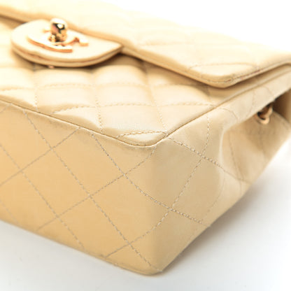 Chanel Lambskin Quilted Mini Square Flap Beige 11 of 16