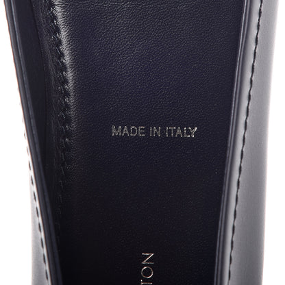 Louis Vuitton Calfskin Oxford Ballerina Flats 39 Navy 6 of 9