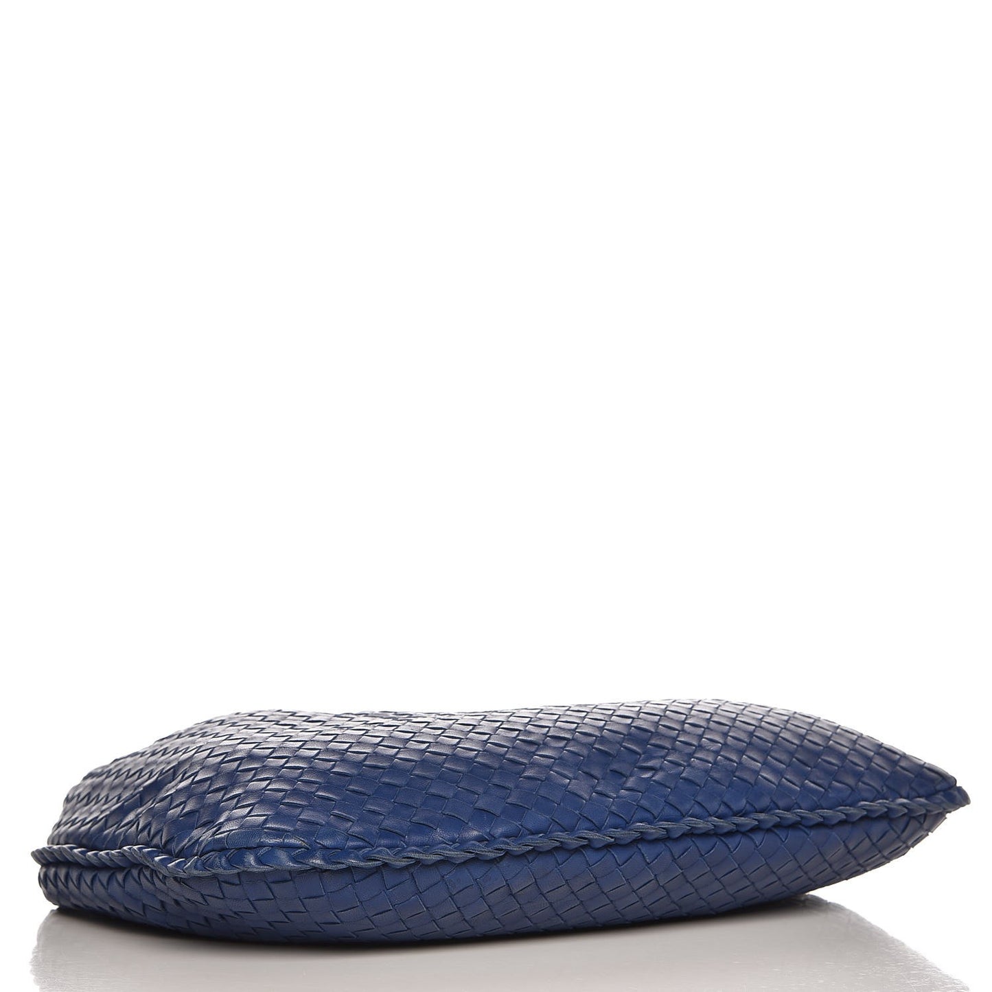 Nappa Intrecciato Medium Veneta Hobo Cobalt