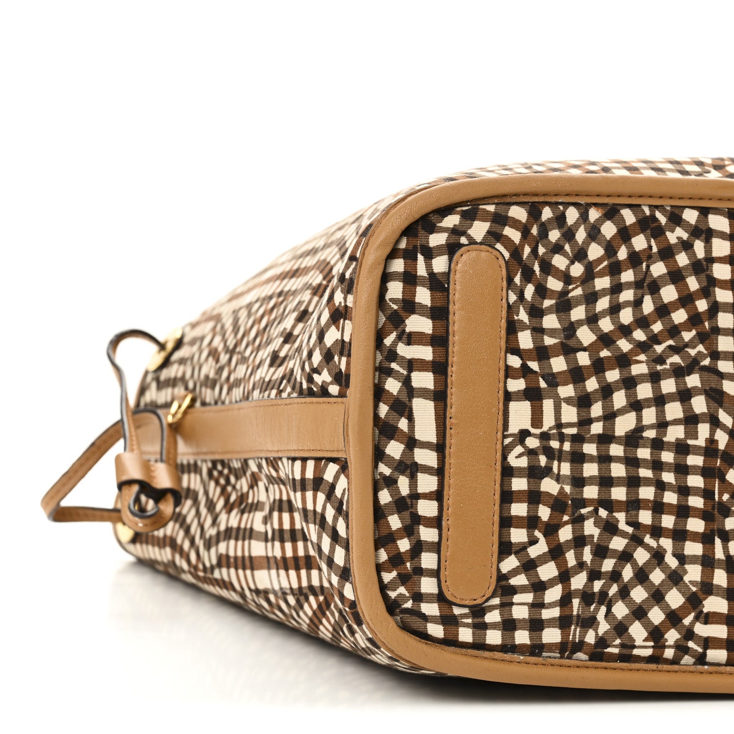MCM Visetos Medium Liz Reversible Shopper Tote Cognac 13 of 15