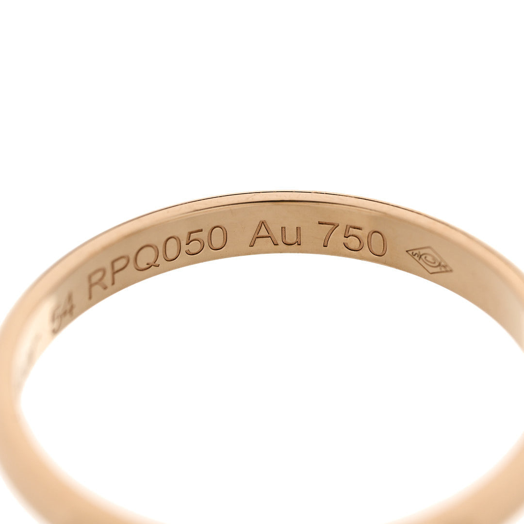Cartier 18K Yellow Gold 2.5mm 1895 Wedding Band Ring 54 6.75 5 of 6