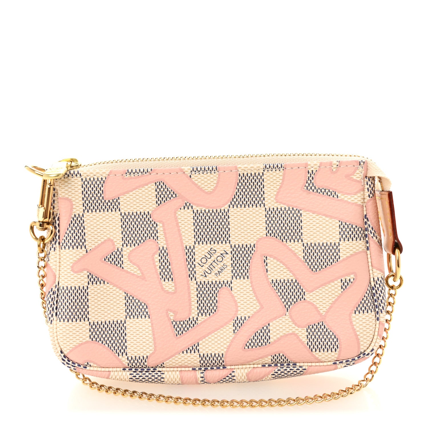 Louis Vuitton Damier Azur Tahitienne Mini Pochette Accessories 1 of 10
