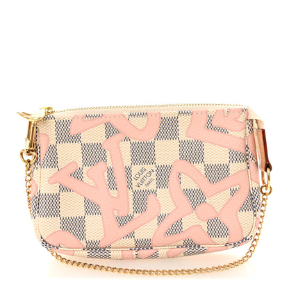 Louis Vuitton Damier Azur Tahitienne Mini Pochette Accessories 1 of 10