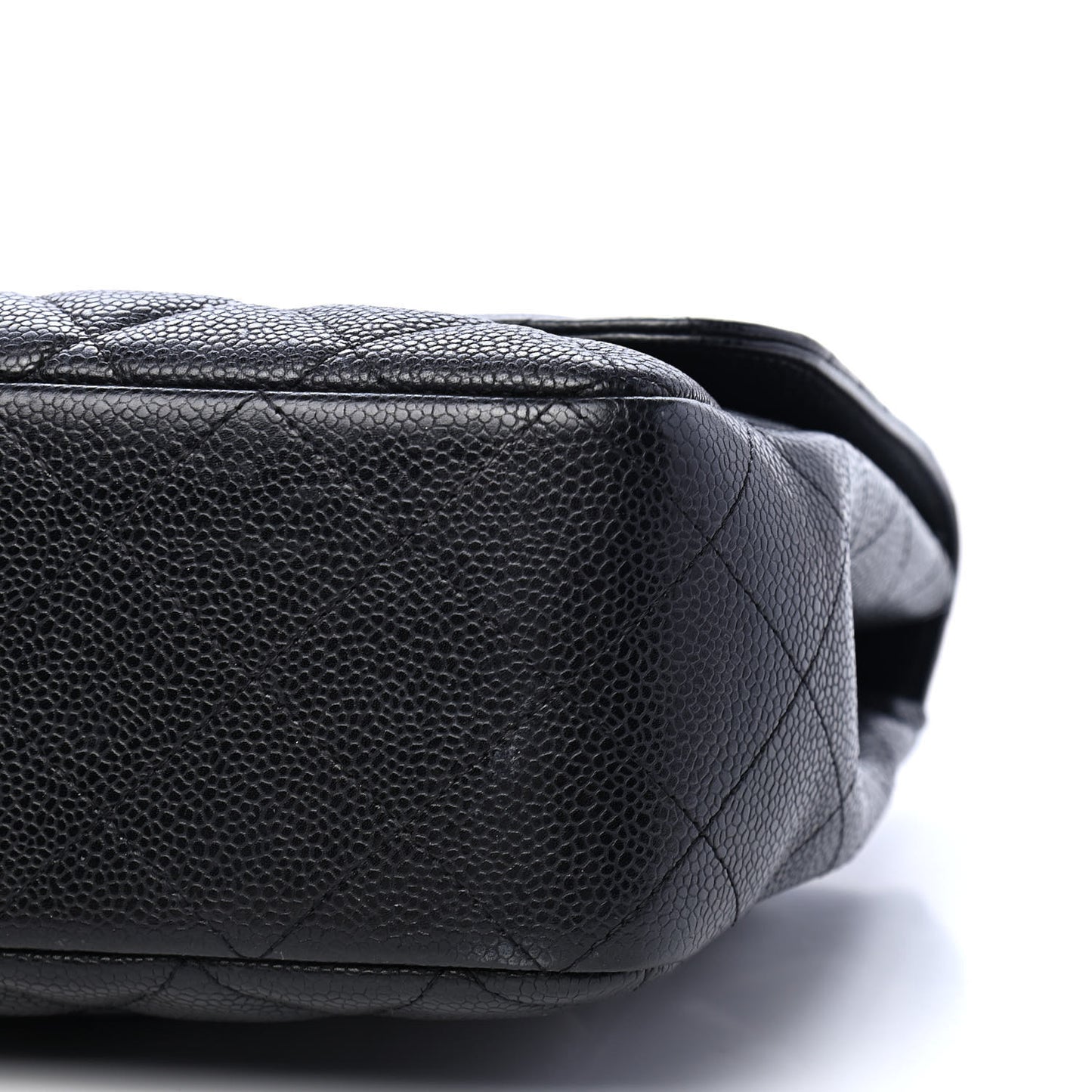 Caviar Quilted Jumbo Single Flap Black