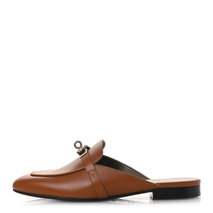 Hermes Heritage Calfskin Oz Mules 39 Naturel 1 of 13