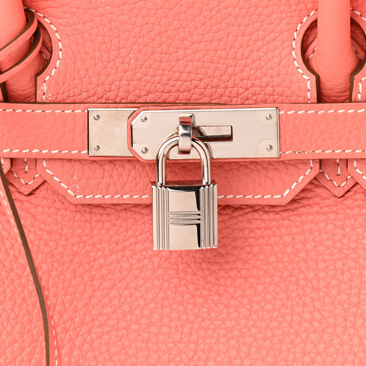 Taurillon Clemence Birkin 30 Crevette