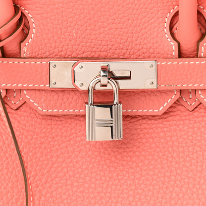 Hermes Taurillon Clemence Birkin 30 Crevette 9 of 9