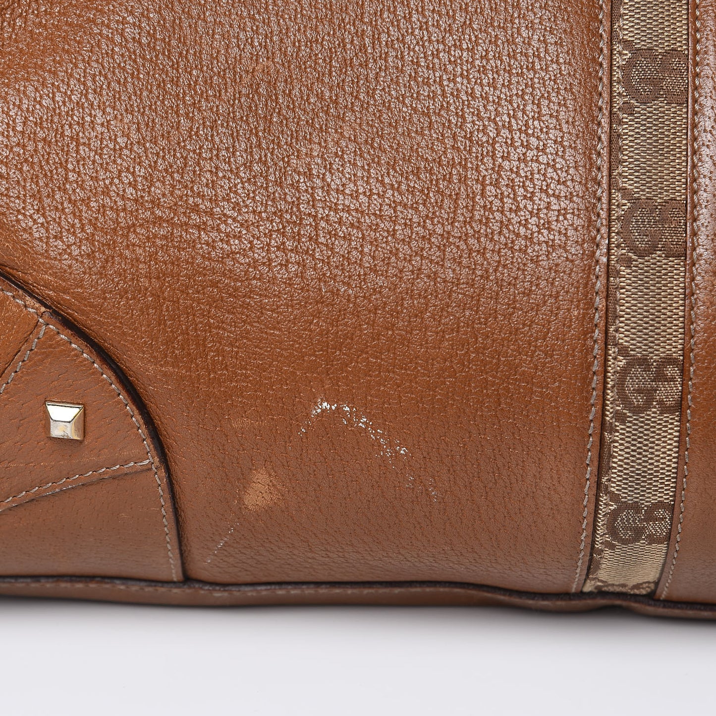 Calfskin Monogram Medium Bardot Brown