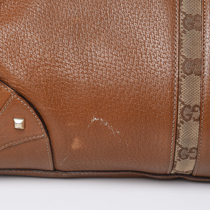 Gucci Calfskin Monogram Medium Bardot Brown 21 of 22