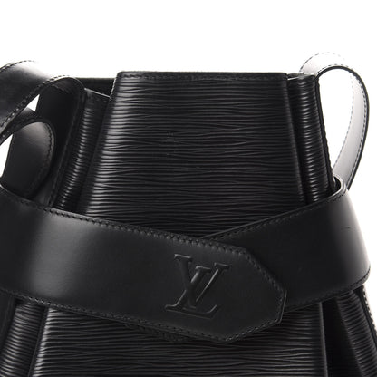 Louis Vuitton Epi Sac D'Epaule GM Black 14 of 14