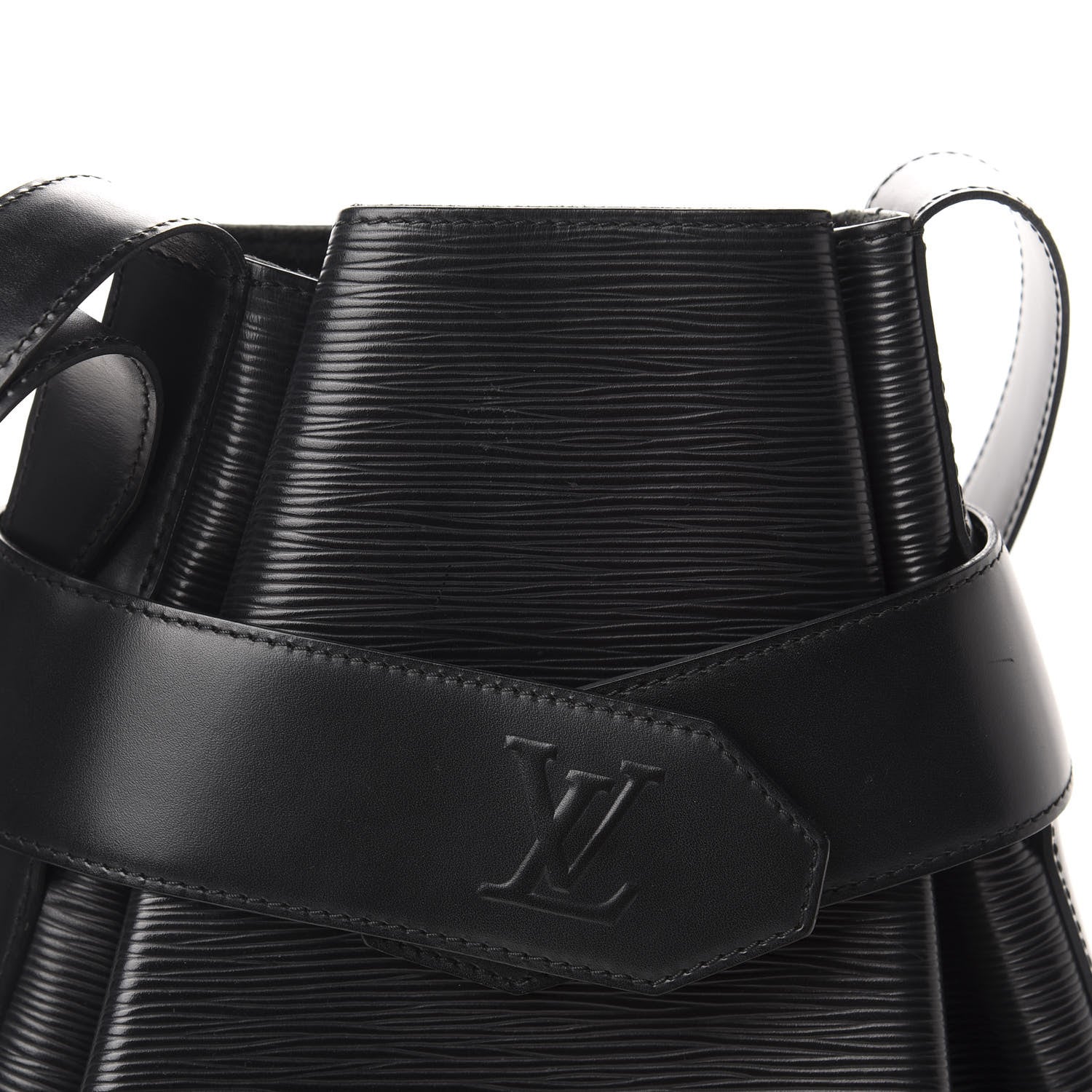 Louis Vuitton Epi Sac D'Epaule GM Black 14 of 14
