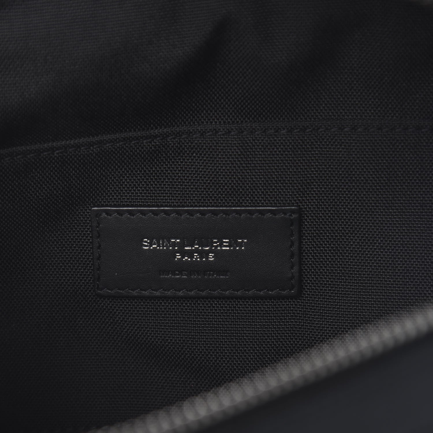 Saint Laurent Calfskin City Belt Bag Black 6 of 10