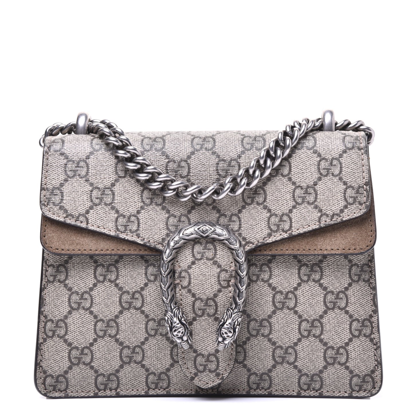 GG Supreme Monogram Mini Dionysus Shoulder Bag Taupe