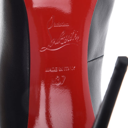 Christian Louboutin Shiny Nappa Victorina 100 Pumps 37 Black 6 of 8