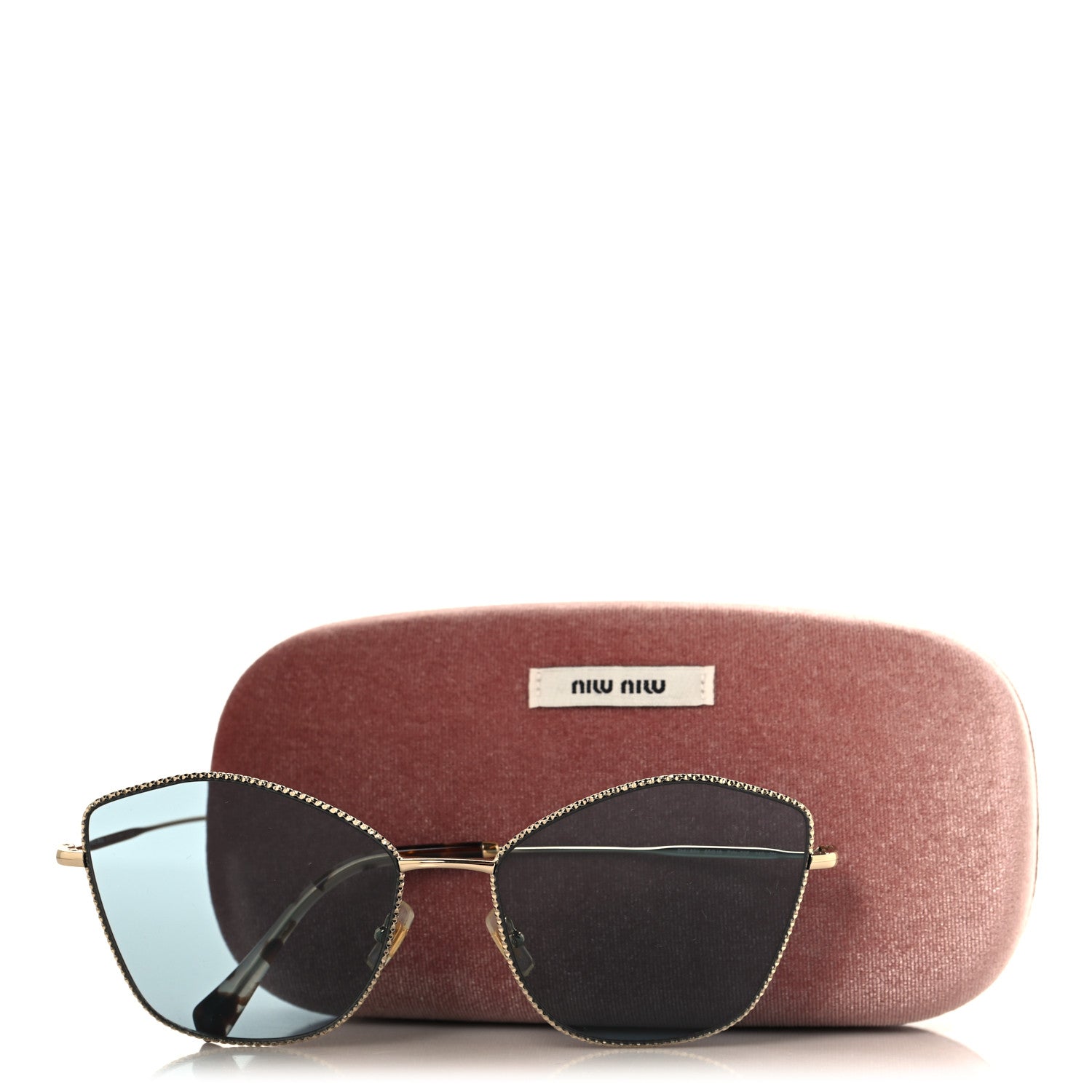 Miu Miu Metal Oval Sunglasses SMU60V Tortoise 7 of 7