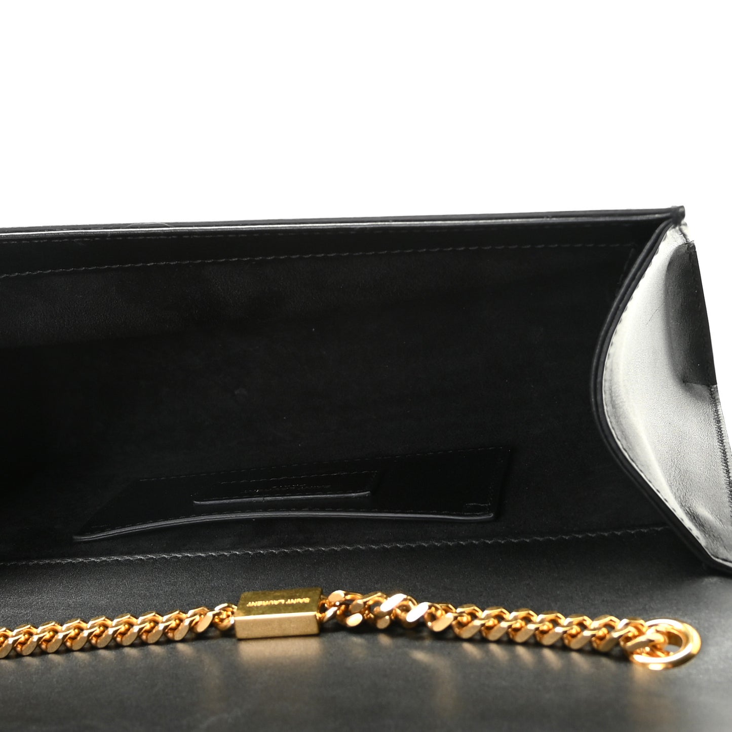 Smooth Calfskin Medium Classic Monogram Kate Tassel Satchel Black