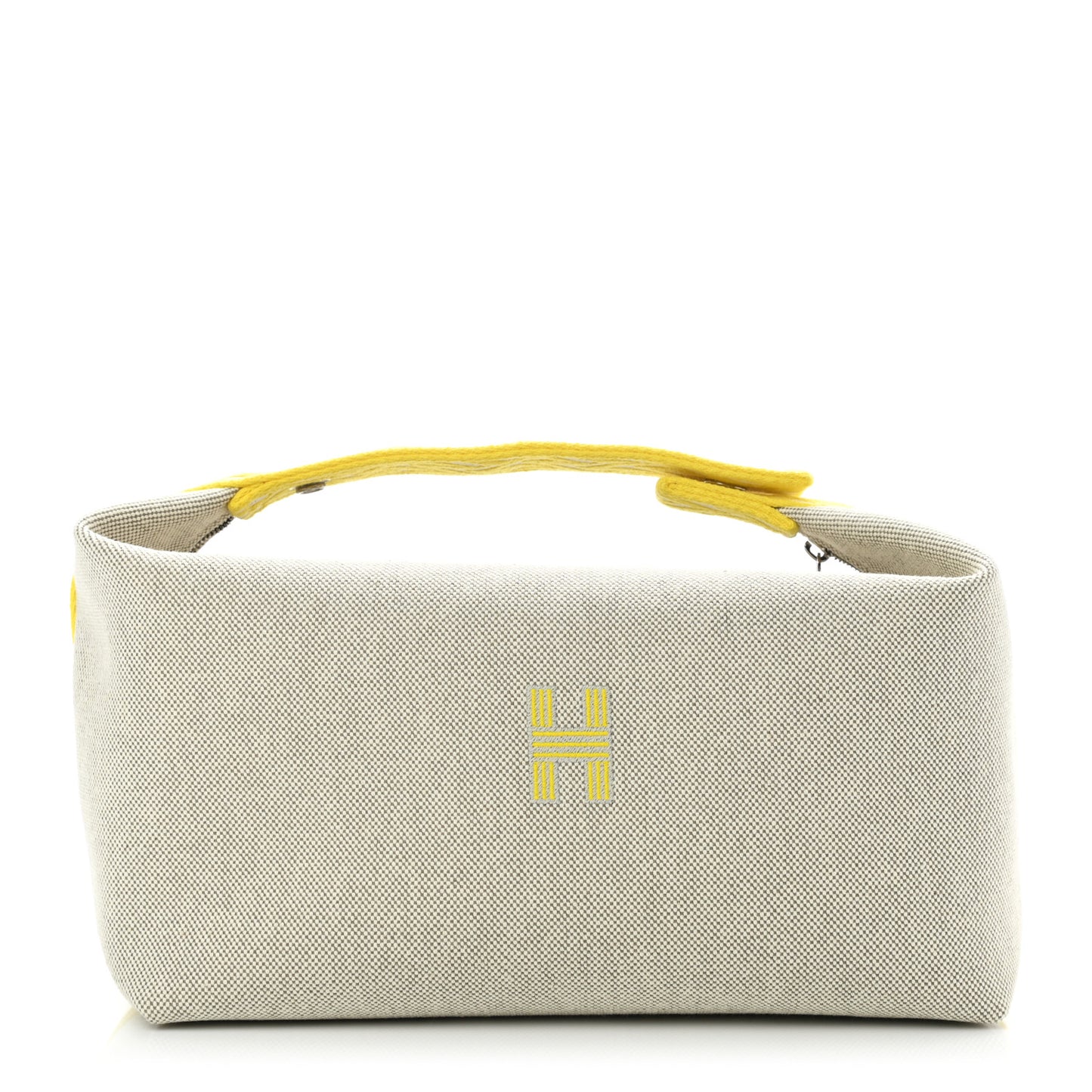 Canvas Large Bride-A-Brac Pouch Jaune Citron