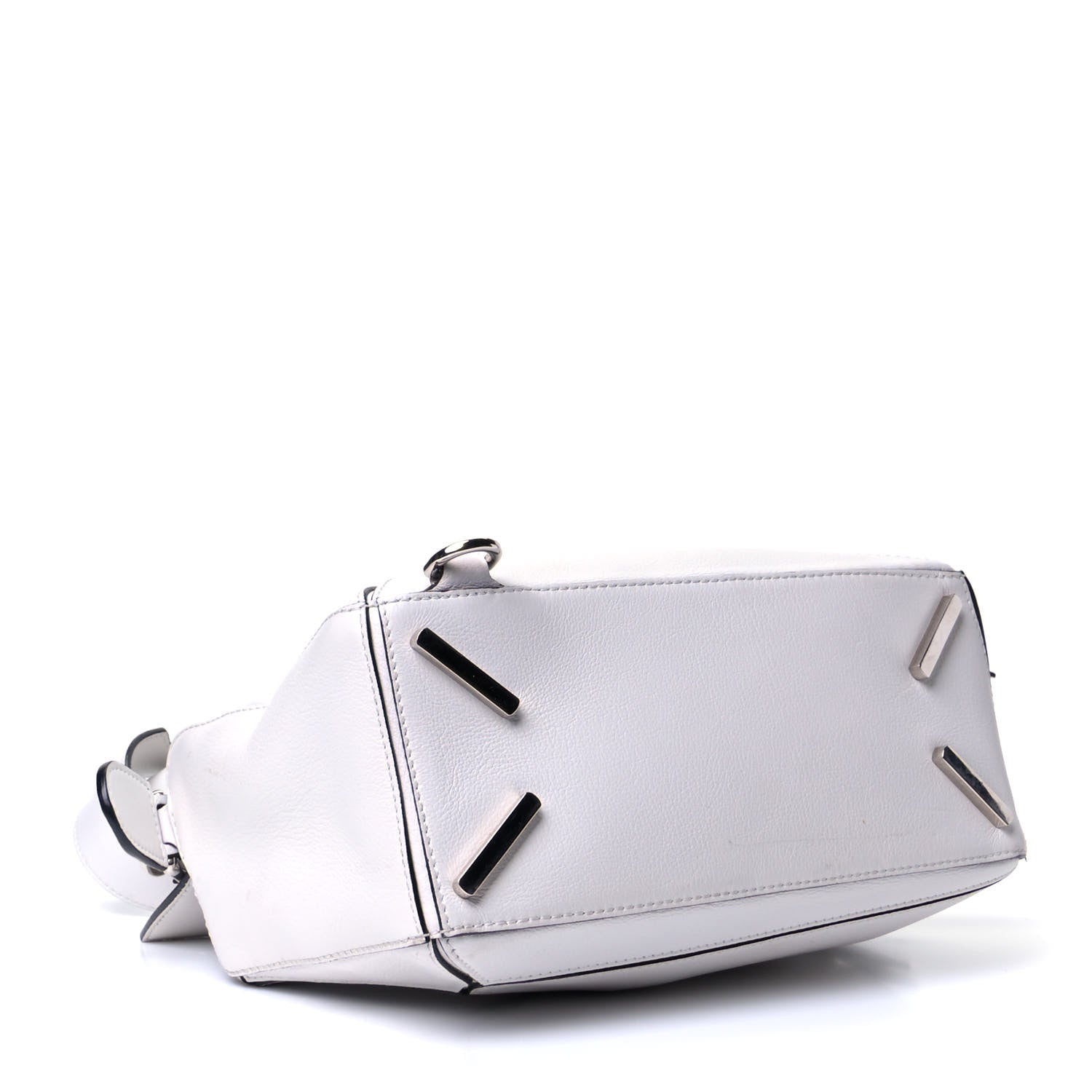 Loewe Calfskin Small Puzzle Bag White 3 of 5